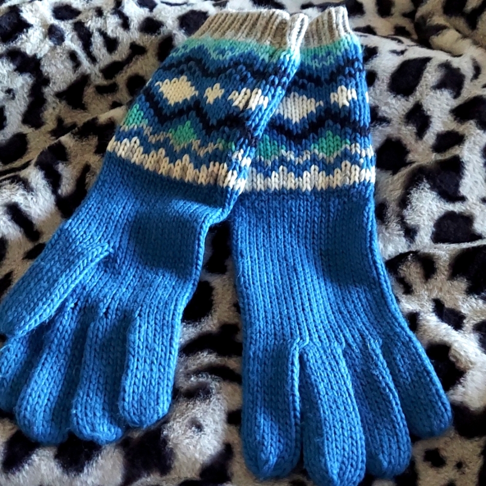 Thick Chunky Gloves with Mid-Forearm Length